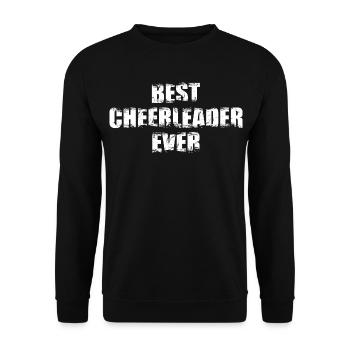 Best Female Cheerleader of All Time - Unisex Sweatshirt - black - Front - Alina (178cm) & Michal (187cm)