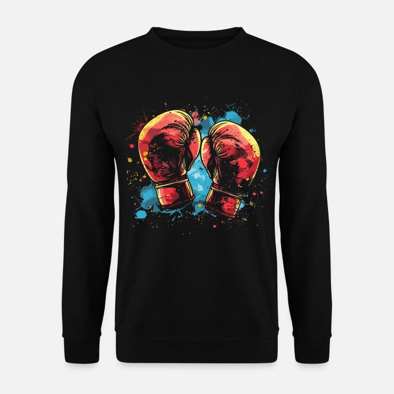 Boxhandschuhe Streetart - Unisex Pullover - Schwarz
