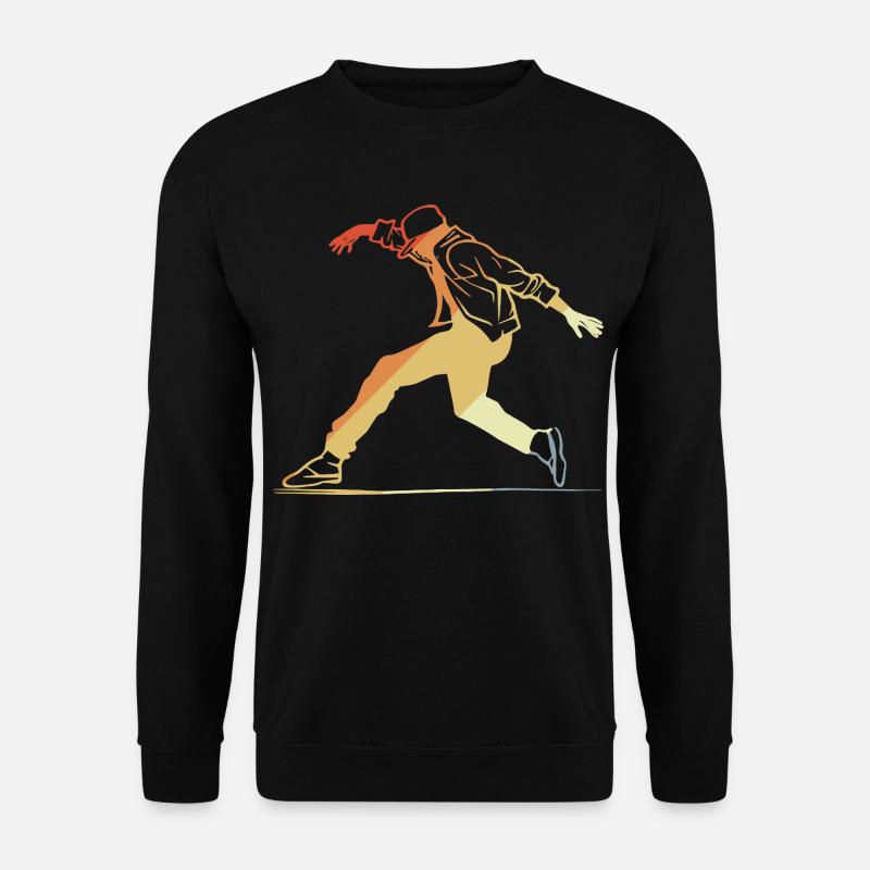 Retro Breakdancing - Unisex Sweatshirt - black
