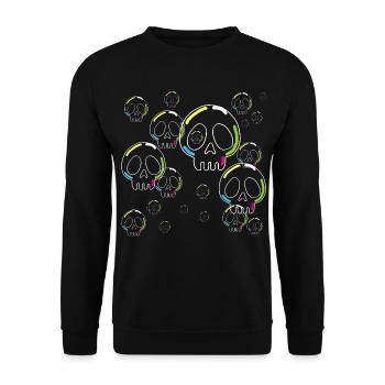 Crânes de savon - Sweat-shirt Unisexe - noir - Devant - Alina (178cm) & Michal (187cm)