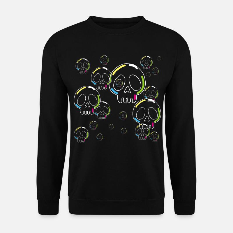 Seifen-Schädel - Unisex Pullover - Schwarz