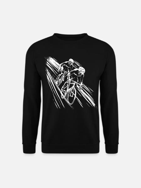 Cyclists Graphic - Unisex Sweatshirt - black