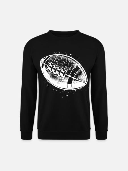 American Football Ball - Unisex Sweatshirt - black