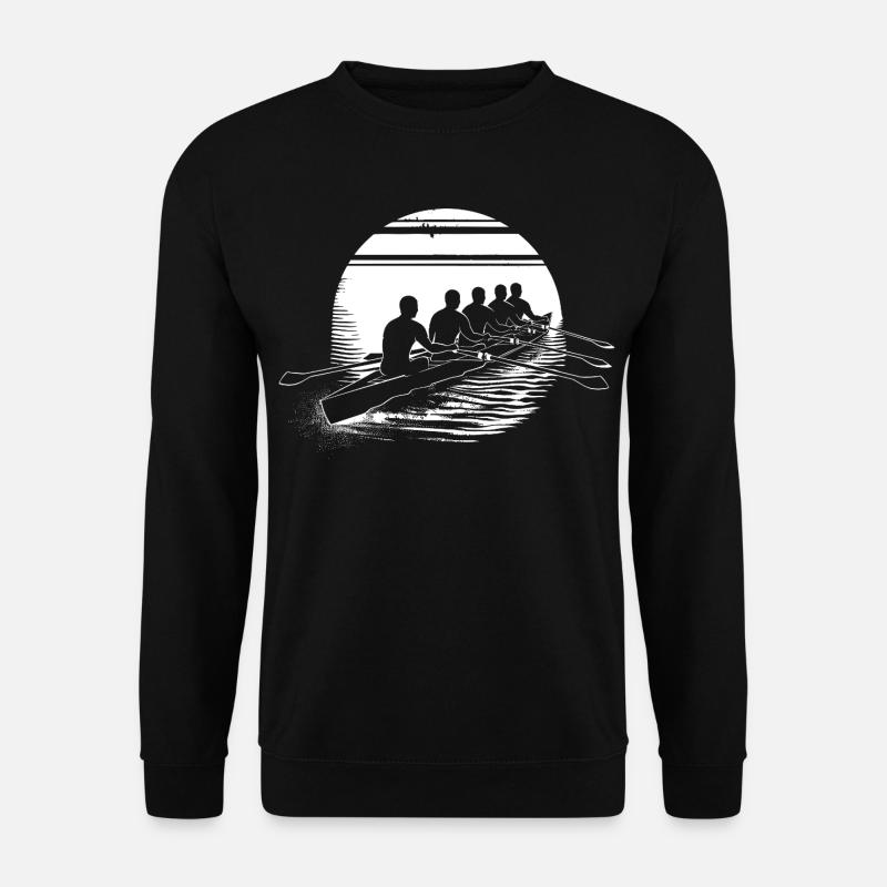 Ruderteam Skizze - Unisex Pullover - Schwarz