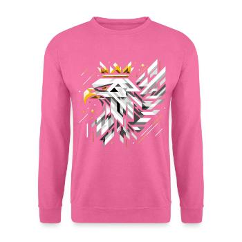 Pologne Aigle Blanc Drapeau Géométrie Cadeau - Sweat-shirt Unisexe - rose - Devant