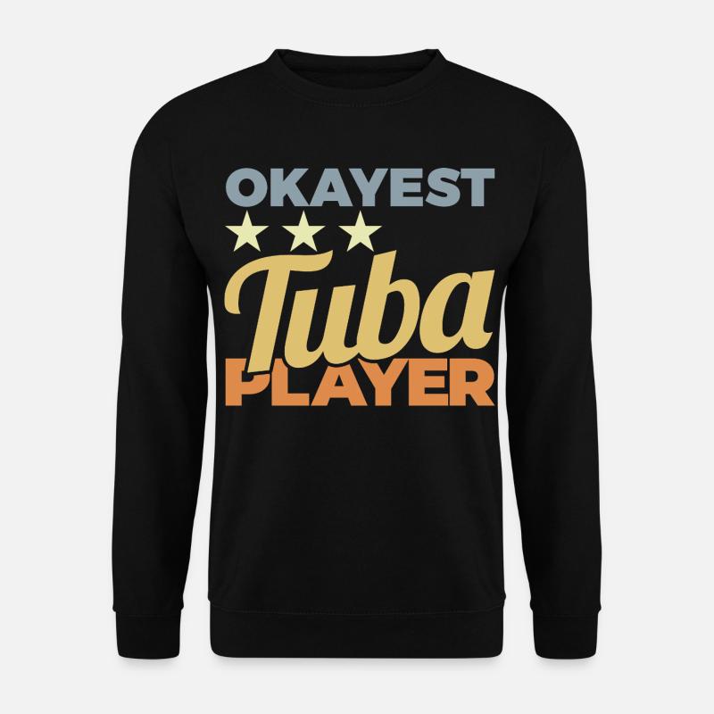 Durchschnittlicher Tubaspieler - Unisex Pullover - Schwarz