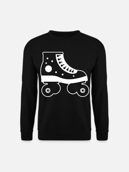 Roller Skates Cartoon Style - Unisex Sweatshirt - black