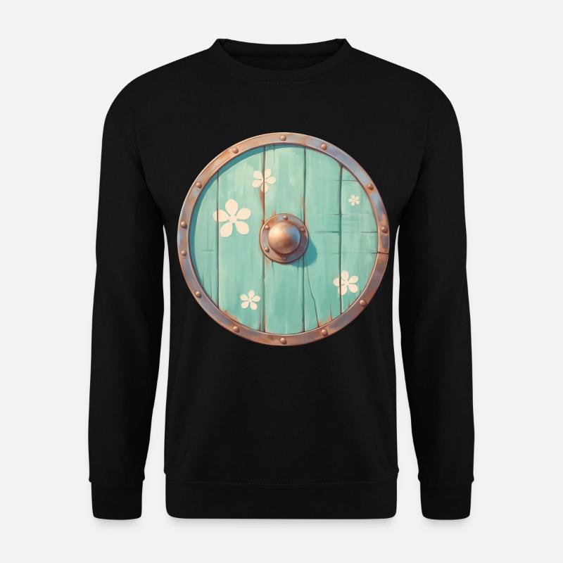 Wikinger-Schild - Unisex Pullover - Schwarz