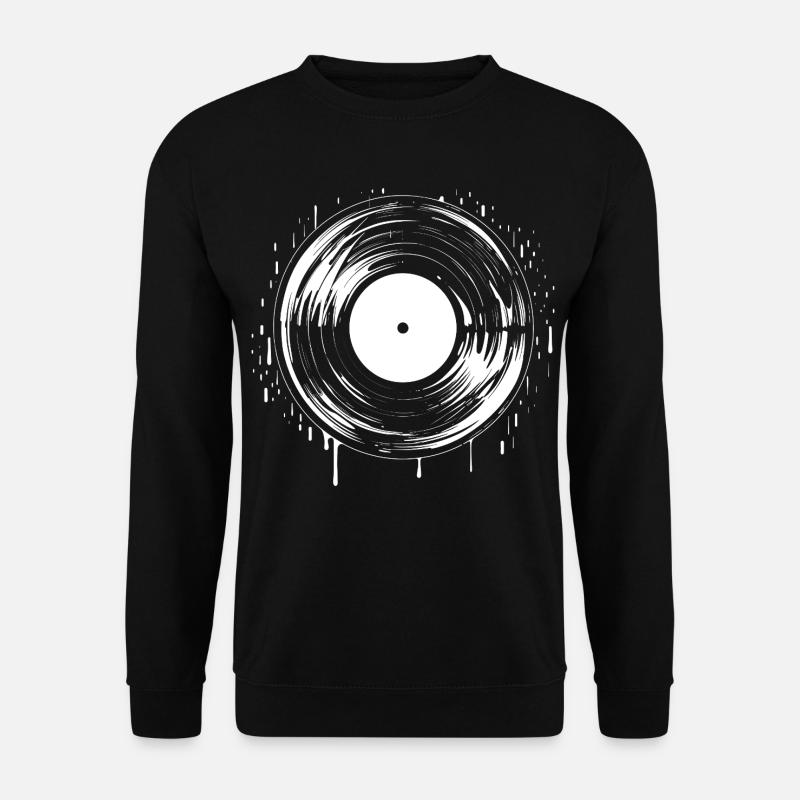 Schallplatte - Unisex Pullover - Schwarz
