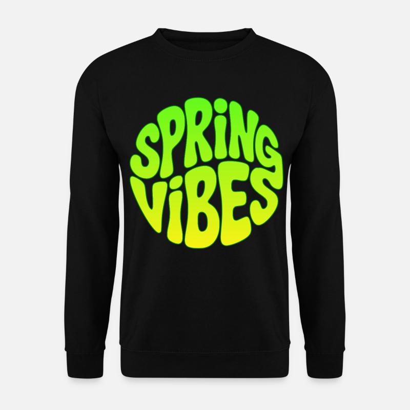 Spring vibes - Unisex Sweatshirt - black