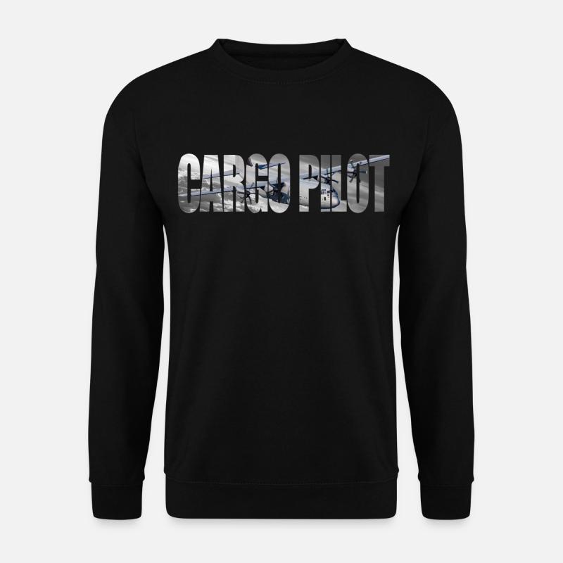 Cargo pilot C-130 - Unisex Sweatshirt - black