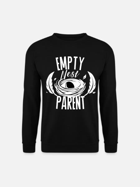 Empty Nest Parent – Minimal Eltern Design - Unisex Sweatshirt - black