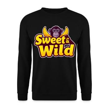 Süß und Wild - Unisex Pullover - Schwarz - Vorne - Alina (178cm) & Michal (187cm)