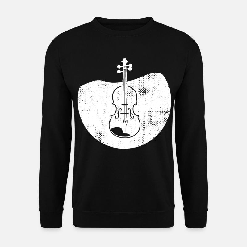 Violin Drawing - Unisex Sweatshirt - black