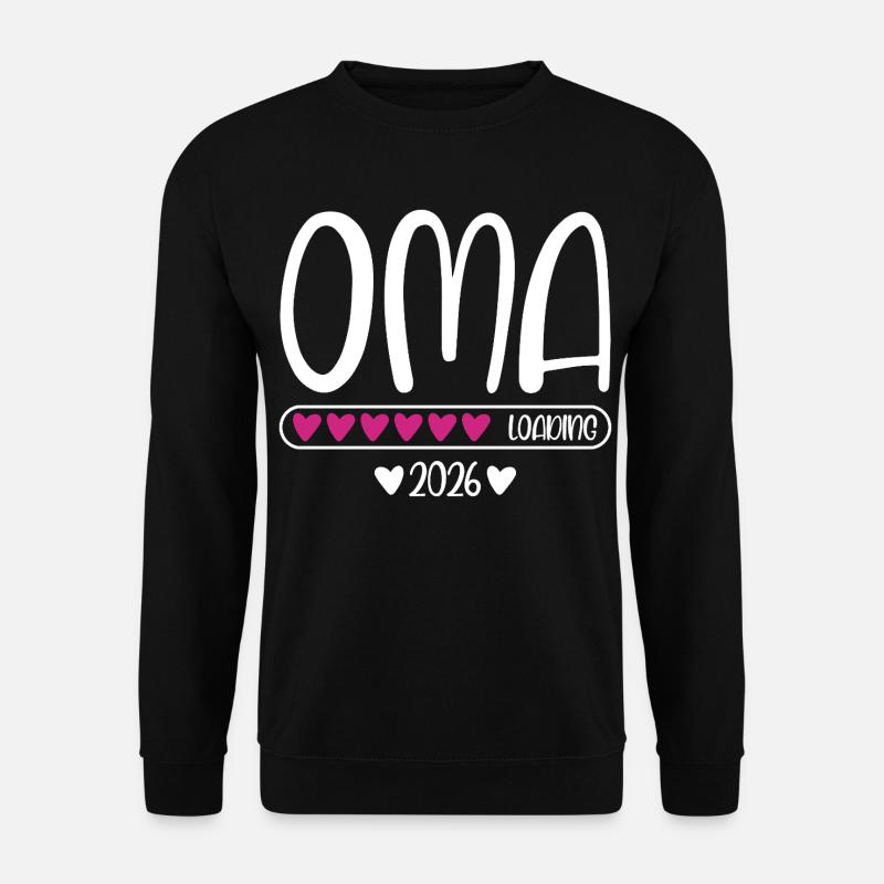 Oma 2026 loading - Unisex Pullover - Schwarz
