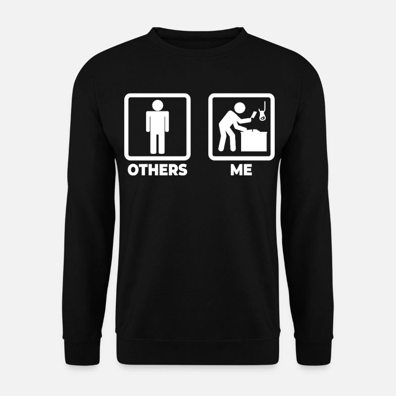 Ich als Metzger - Unisex Pullover - Schwarz