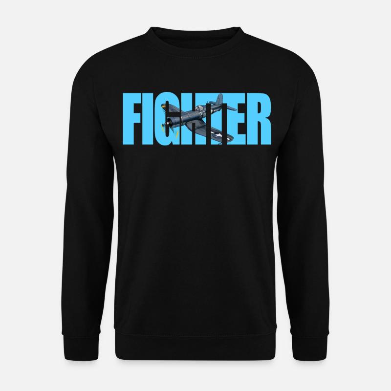 Fighter F4U Corsair - Unisex Pullover - Schwarz