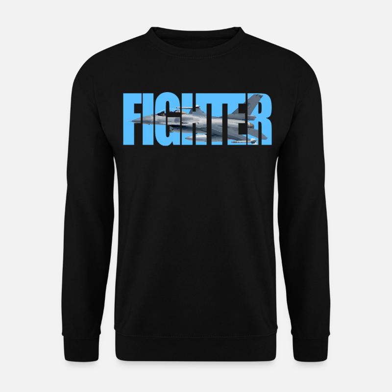 Fighter F-16 Fighting Falcon - Unisex Pullover - Schwarz