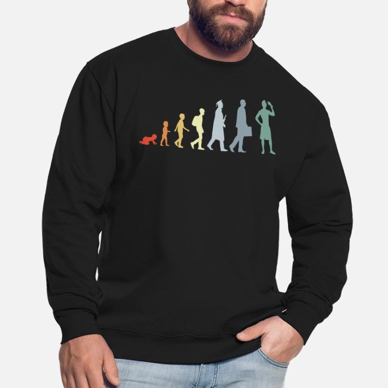 Evolution Amateurs de crème glacée Sweat-shirt Unisexe