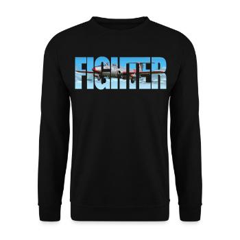 Chasseur L-29 Delfin - Sweat-shirt Unisexe - noir - Devant - Alina (178cm) & Michal (187cm)