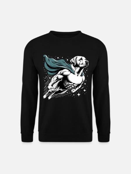 Super Hund Labrador Retriever Labi Labbi Geschenk - Unisex Pullover - Schwarz