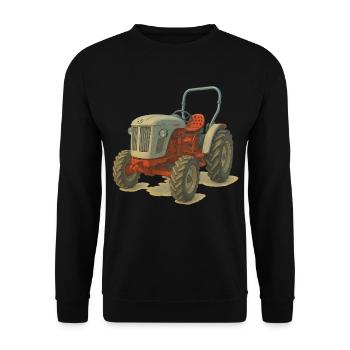 Holland Tracteur - Sweat-shirt Unisexe - noir - Devant - Alina (178cm) & Michal (187cm)