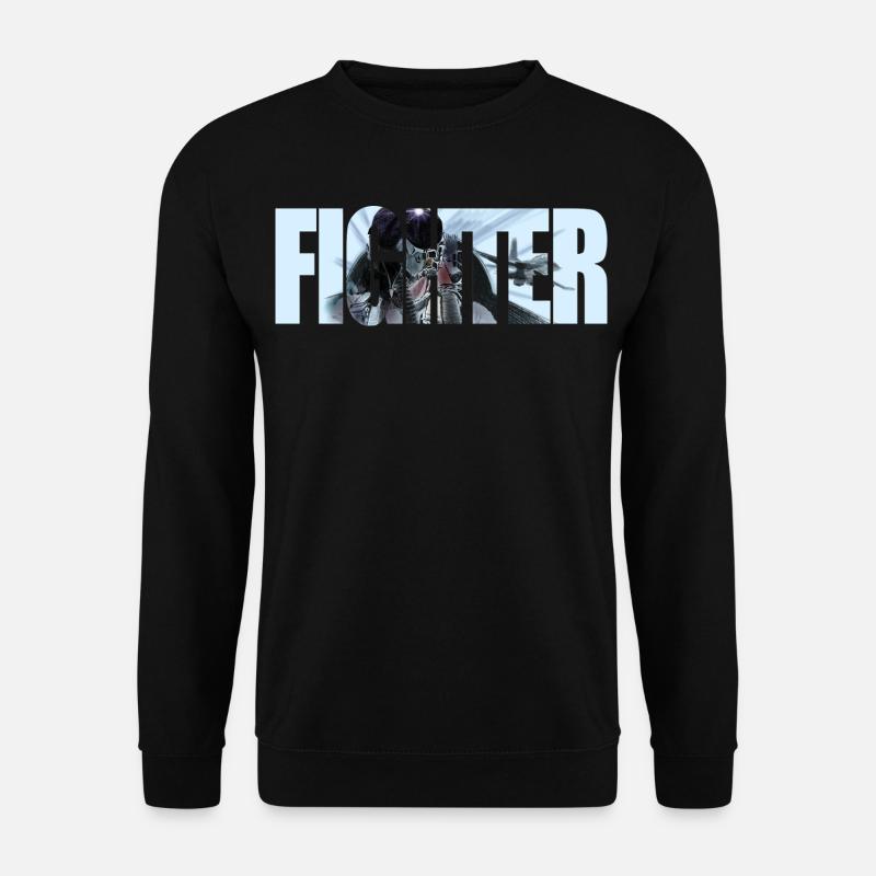 Fighter - Unisex Pullover - Schwarz