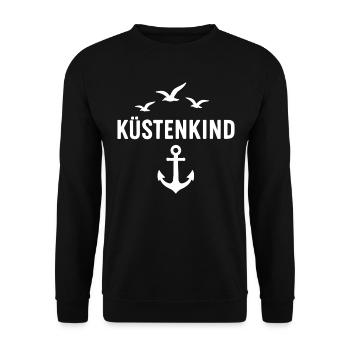 Coastal Child - Unisex Sweatshirt - black - Front - Alina (178cm) & Michal (187cm)