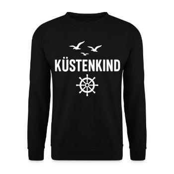 Coastal Child - Unisex Sweatshirt - black - Front - Alina (178cm) & Michal (187cm)