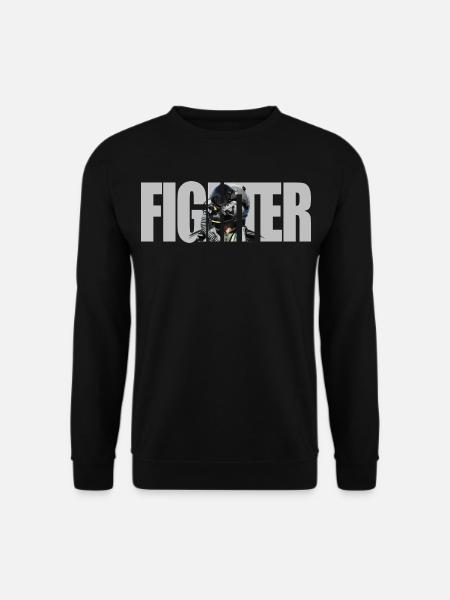 Fighter - Unisex Pullover - Schwarz