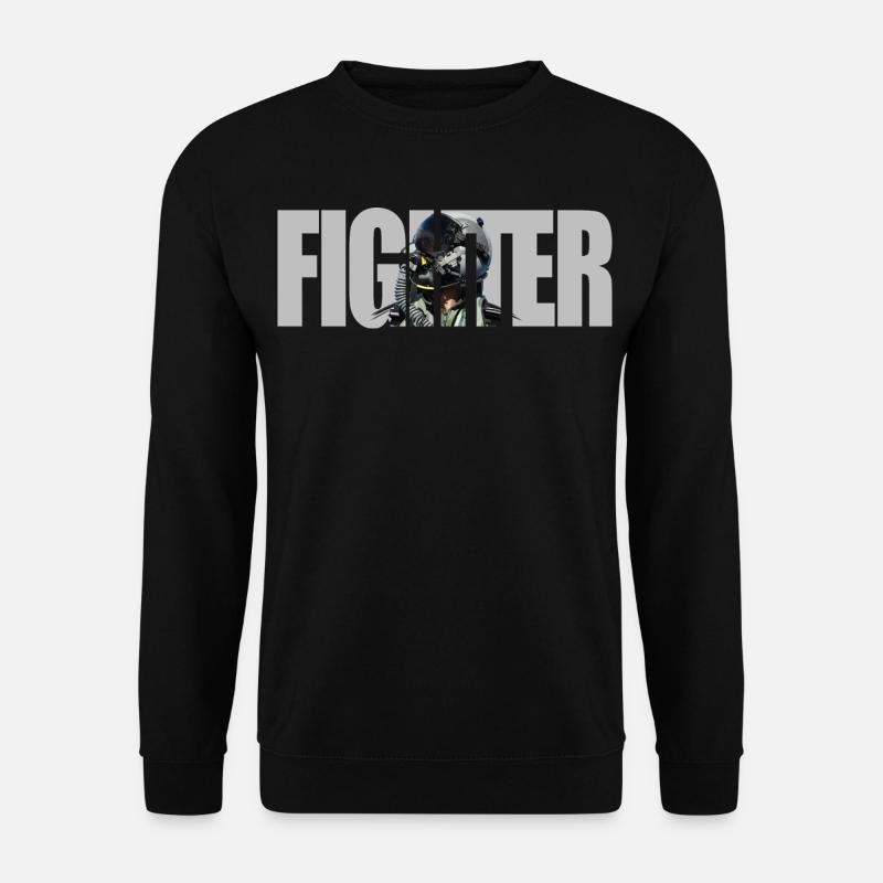 Fighter - Unisex Pullover - Schwarz