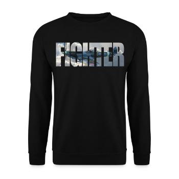 Chasseur Spitfire - Sweat-shirt Unisexe - noir - Devant - Alina (178cm) & Michal (187cm)