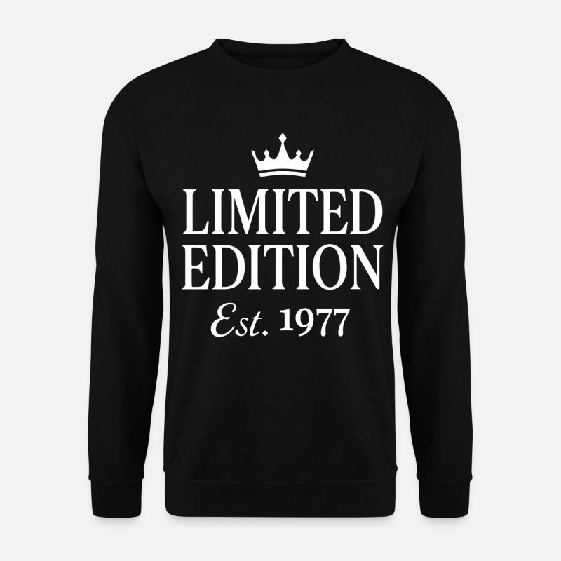 Limited Edition Est. 1977 - Unisex Sweatshirt - black