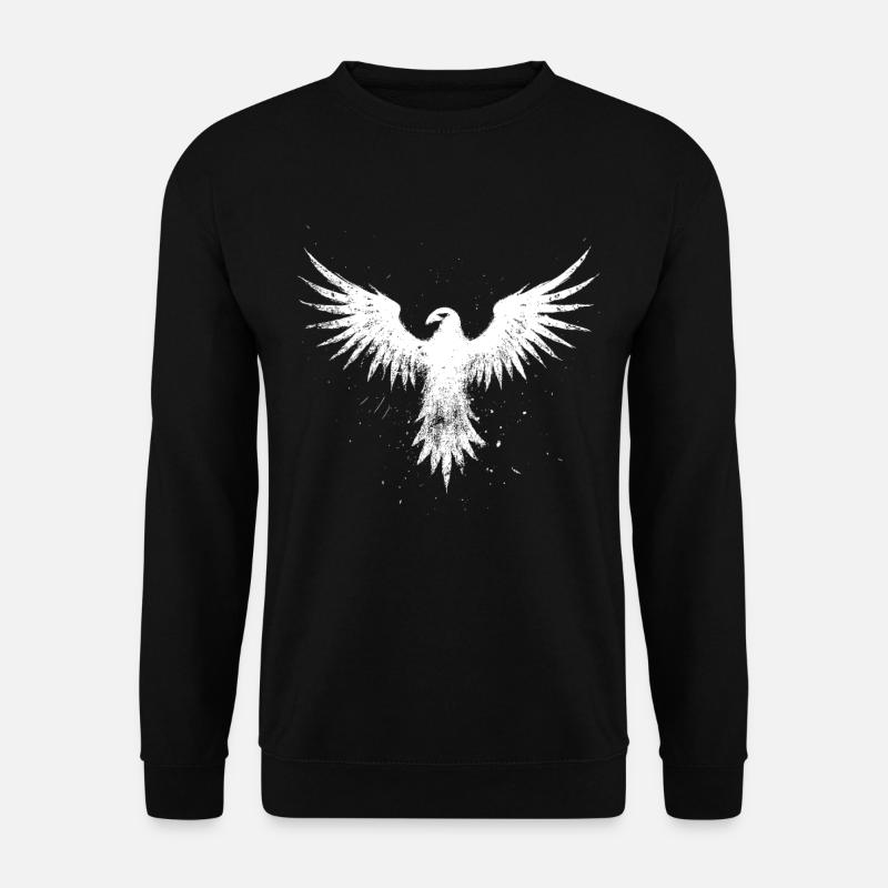 White Phoenix - Unisex Sweatshirt - black