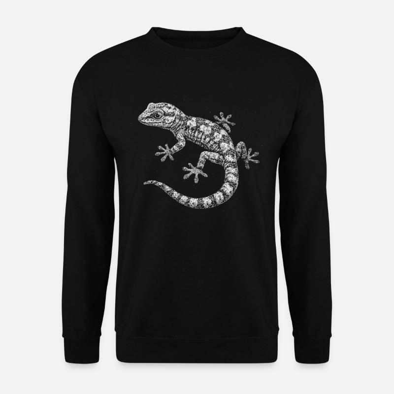 Ein Gecko - Unisex Pullover - Schwarz