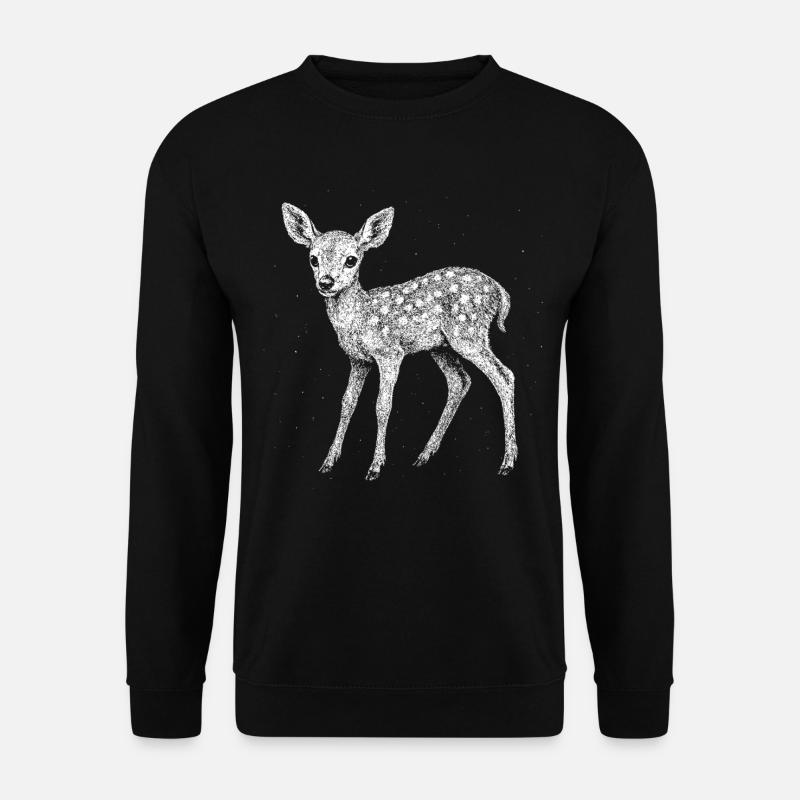Rehkitz - Unisex Pullover - Schwarz