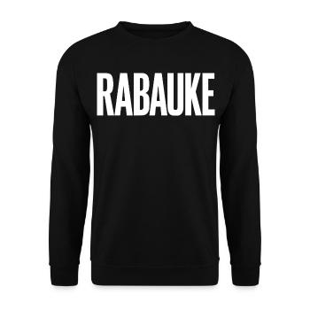 Rabauke - Unisex Pullover - Schwarz - Vorne - Alina (178cm) & Michal (187cm)