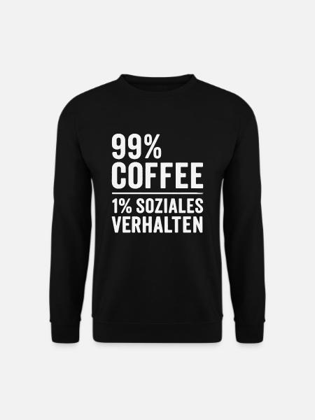 99% Coffee - Unisex Sweatshirt - black