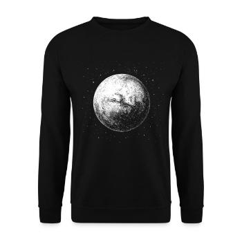 Marsmagnet - Unisex Pullover - Schwarz - Vorne - Alina (178cm) & Michal (187cm)