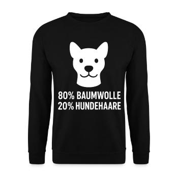 Fellnasen-Fashion - Unisex Pullover - Schwarz - Vorne - Alina (178cm) & Michal (187cm)