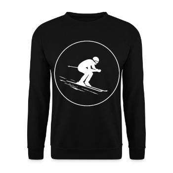 Pente dans le sang - Sweat-shirt Unisexe - noir - Devant - Alina (178cm) & Michal (187cm)