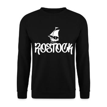 Rouage de Rostock - Sweat-shirt Unisexe - noir - Devant - Alina (178cm) & Michal (187cm)
