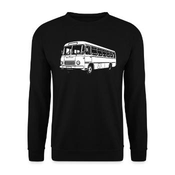 Bus Kultkraft - Sweat-shirt Unisexe - noir - Devant - Alina (178cm) & Michal (187cm)