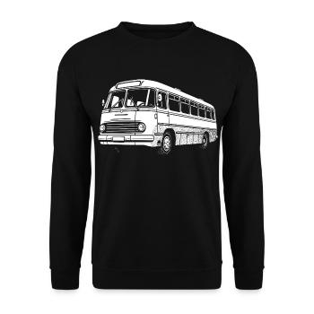 Légende de l’autobus - Sweat-shirt Unisexe - noir - Devant - Alina (178cm) & Michal (187cm)