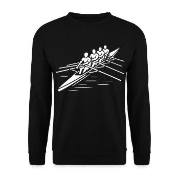Rhythm at the helm - Unisex Sweatshirt - black - Front - Alina (178cm) & Michal (187cm)