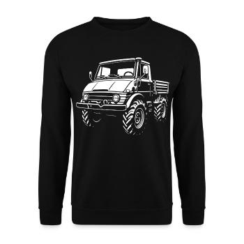 Puissance avec un statut culte - Sweat-shirt Unisexe - noir - Devant - Alina (178cm) & Michal (187cm)