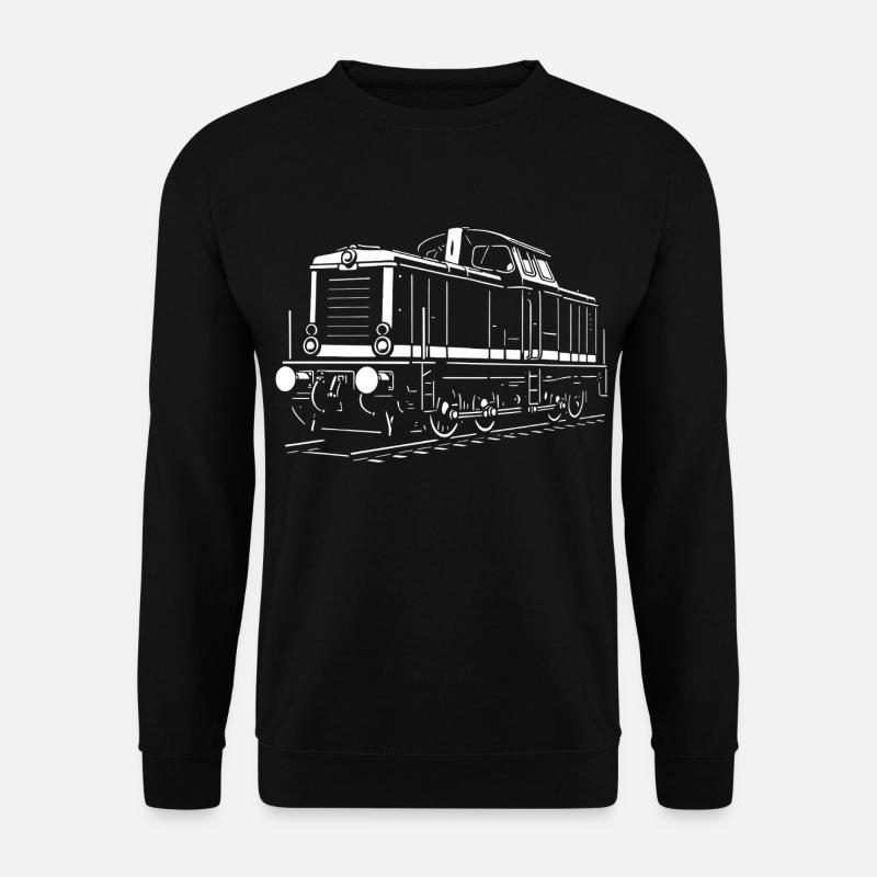 V 100 Diesellok – Reichsbahn Klassiker - Unisex Pullover - Schwarz