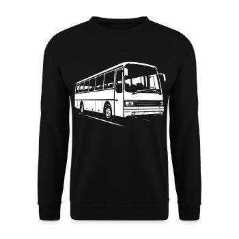 Entraîneur longue distance à l’ancienne - Sweat-shirt Unisexe - noir - Devant - Alina (178cm) & Michal (187cm)