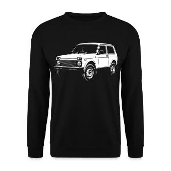 Terrain legend - Unisex Sweatshirt - black - Front - Alina (178cm) & Michal (187cm)