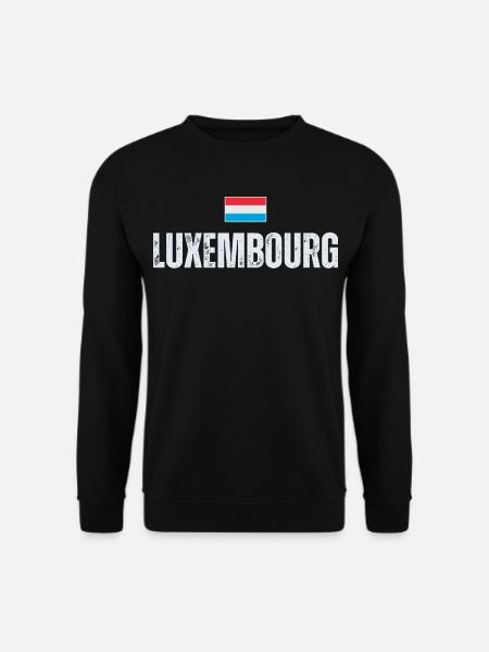 Flag of Luxembourg, Luxembourg pride - Unisex Sweatshirt - black